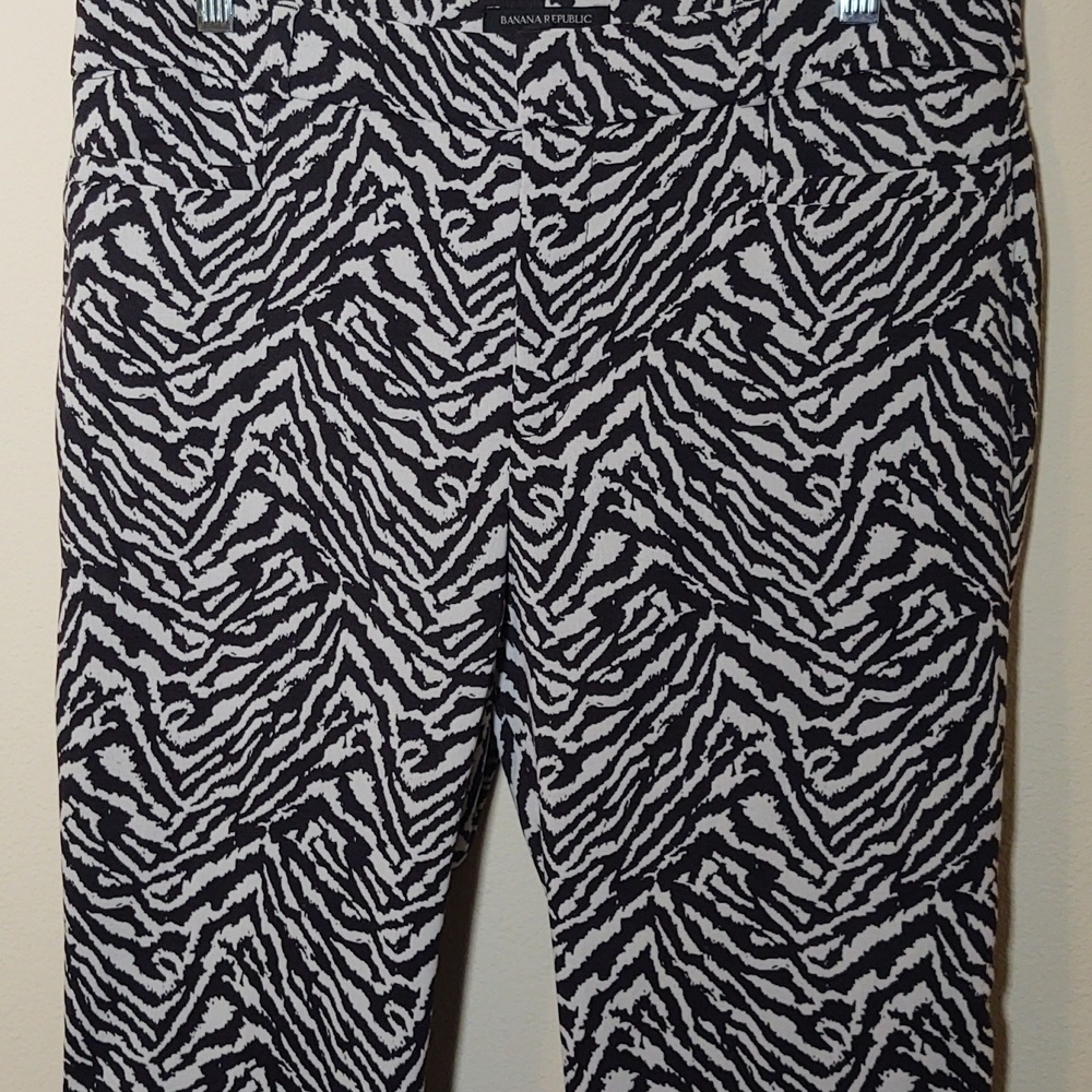 Banana Republic Sloan Zebra design women's pants - Picture 1 of 4